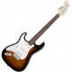 Squier Stratocaster affinity left hand ZURDO brown sunburst