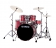 Yamaha Stage Custom Birch Kit 5 Cascos Standard 22" cranberry red
