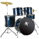 Axess  A2522 Set 5 Cascos Fusion 22" wine red