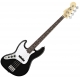 Fender Jazz Bass American Standard Fretless Zurdo RW black