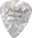 Fender Premium Celluloid 351 Medium white moto